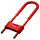 【16-28CM】红色密码U型锁