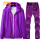 女紫色衣+紫色裤=套装