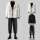 【3件】米色大衣+黑色毛衣+254加