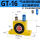 黄色进口轴承GT16送气管接头+消音器 涡轮驱动型