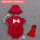 (送帽子)+网眼袜(红) 24T657+hw