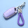 钥匙套+编织绳扣【优雅紫】