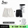 白冰棉美式短裤+紧身短裤(可选颜色默认黑)+篮球袜