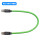 超六类双屏蔽高柔性成品网线-绿