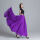 紫色 双层内衬720度大摆裙