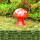 红色蘑菇草坪音箱