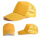 黄色 棉网帽