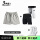 灰冰棉美式短裤+紧身短裤(可选颜色默认黑)+篮球袜