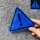 三角钻石级反光蓝色一个