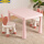 粉桌+2只红兔椅 +防滑贴 0cm