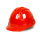 三筋透气ABS安全帽/红色