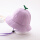 紫色 纯色小绿芽盆帽