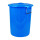 100L桶带盖蓝色可装172斤水