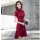 898红-中国风中式女装小个子旗袍