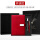 西瓜红 A5红色-方扣U盘+笔芯礼盒(黑)