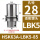 HSK63A-LBK5-85连接孔径28
