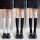 【小腿袜】2黑色1白色