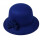 菱形盆帽宝蓝