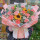 付出2朵向日葵11康乃馨百合花
