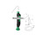 TOF单口洗瓶器KC6-1绿色
