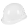 圆盔式透气白色(旋钮帽衬)