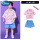 DL05粉色衬衫+D01短裤+粉色发带