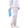 白色斜纹冬款护士裤