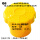 黄色Q812-25钢筋帽100个