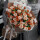 【君子知遇】33朵卡布奇诺玫瑰+泡泡花束
