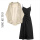黑色吊带裙(法式连衣裙/连衣裙小