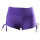 3607平角紫色（高腰泳裤)