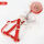 红色海星1.6米绳+铃铛