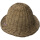 深棕色 本色藤编帽