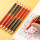 (木工铅笔)2支/红蓝色/卷笔刀1个