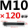 M10*120mm半牙 B区22#