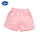 粉红色纯色休闲短裤