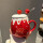 陶瓷红草莓+红球勺+玻璃吸管 0个 0ml