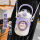 820ML紫色太空舱塑料杯+贴纸3D贴