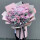 韩式粉玫瑰绣球花束