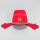 款三红色帽
