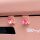 【海鸥 海豚】粉色草莓小熊头+粉