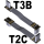 T2C-T3B 13P 无电阻