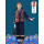 K23214 哈尼族女童 藏青色串珠头