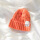 橙色针织帽
