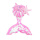 美人鱼粉色发夹