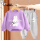 秋衣(紫+灰裤)围巾兔