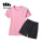 C11粉色-女款跑步服套装