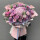 韩式玫瑰粉绣球混搭花束