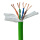 绿色拖链8芯非屏蔽网线1米 超五类
