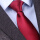 (拉链免打)8cm酒红光面领带
